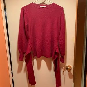 NWT Nanette Lepore pink sweater, size small